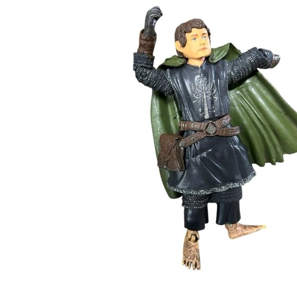 Lord of The Rings Action Figures Lot Of 15 Weapons  LOTR Marvel 2002 Horses - Picture 16 of 16